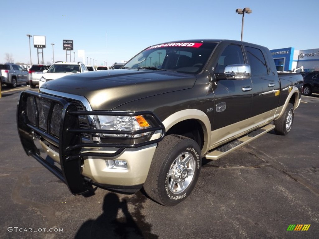 2011 Ram 2500 HD Big Horn Crew Cab 4x4 - Sagebrush Pearl / Dark Slate Gray/Russet Brown photo #1