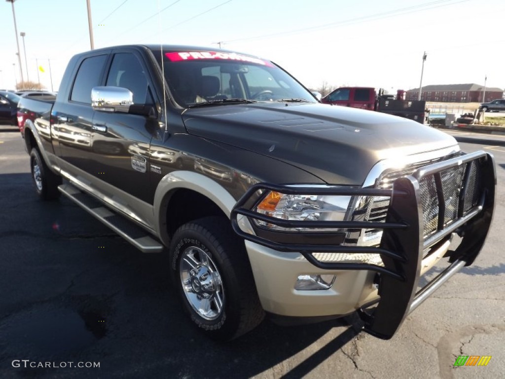 2011 Ram 2500 HD Big Horn Crew Cab 4x4 - Sagebrush Pearl / Dark Slate Gray/Russet Brown photo #3