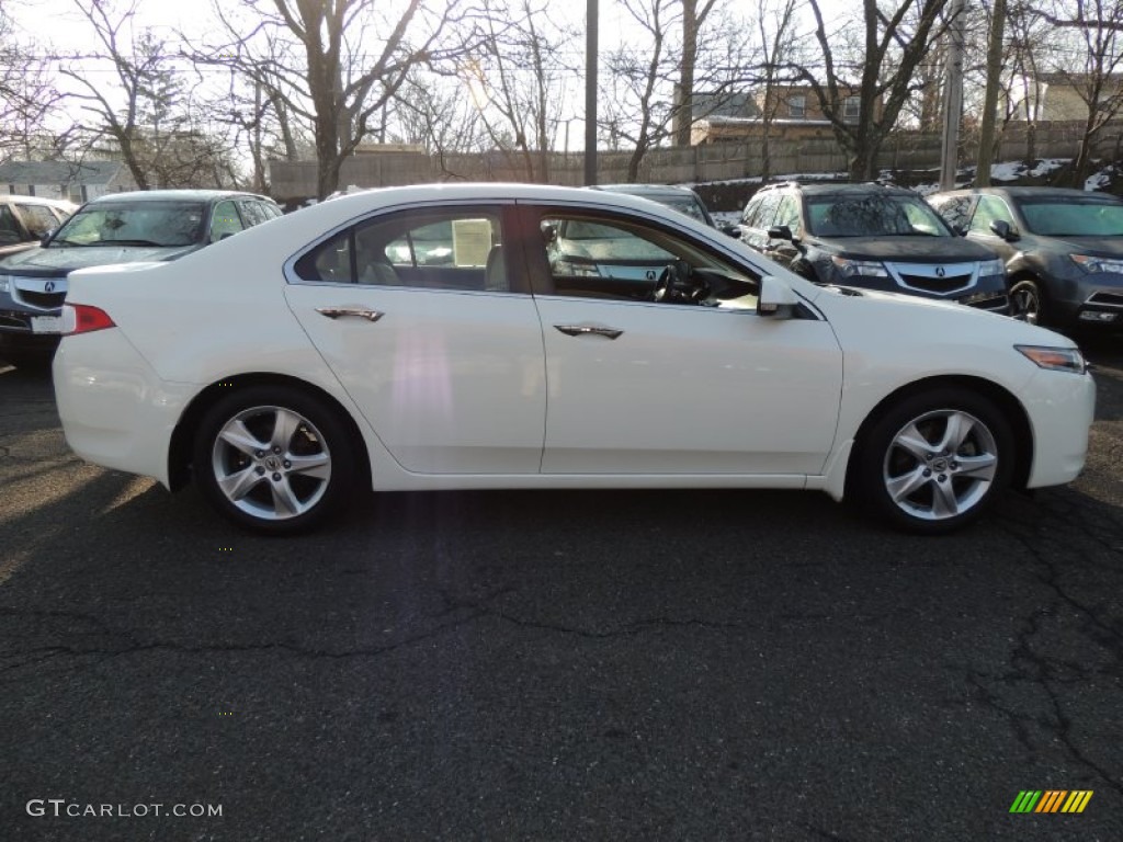 2010 TSX Sedan - Premium White Pearl / Parchment photo #4