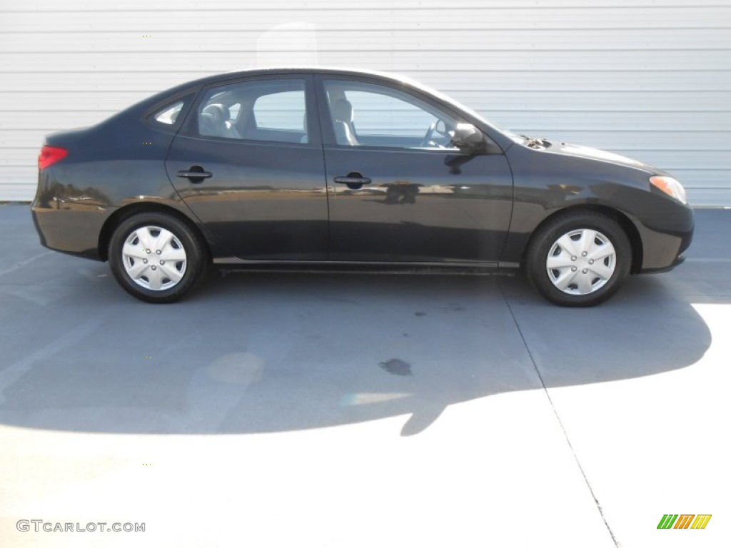 Black Pearl 2009 Hyundai Elantra GLS Sedan Exterior Photo #77321368