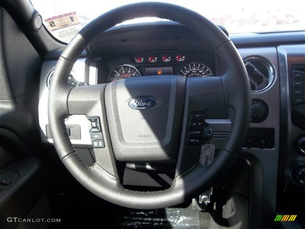 2013 F150 FX2 SuperCrew - Ruby Red Metallic / Black photo #24