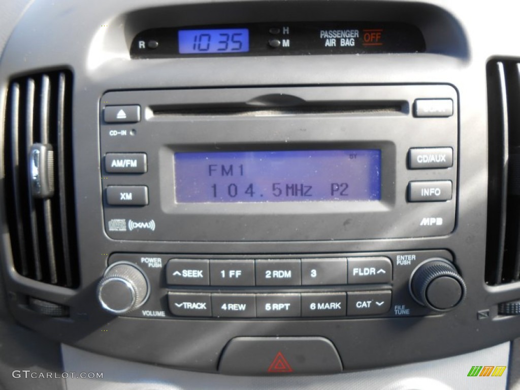 2009 Hyundai Elantra GLS Sedan Audio System Photo #77321925