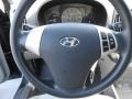 2009 Hyundai Elantra Gray Interior Steering Wheel Photo