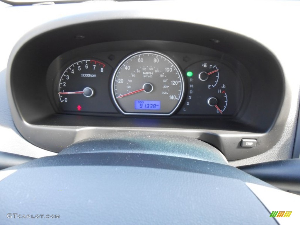 2009 Hyundai Elantra GLS Sedan Gauges Photo #77321983