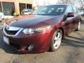 2010 Basque Red Pearl Acura TSX Sedan  photo #1