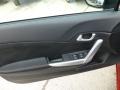 Black 2013 Honda Civic Si Coupe Door Panel