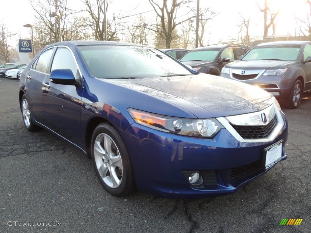 2010 TSX Sedan - Vortex Blue Pearl / Ebony photo #3