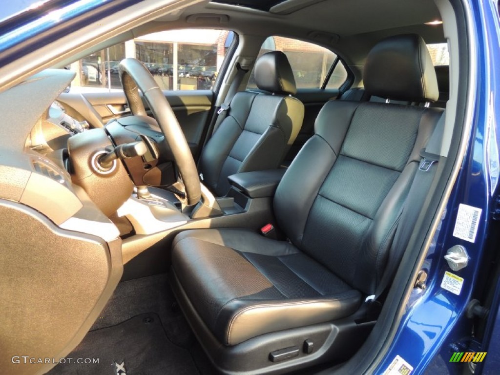 2010 TSX Sedan - Vortex Blue Pearl / Ebony photo #11