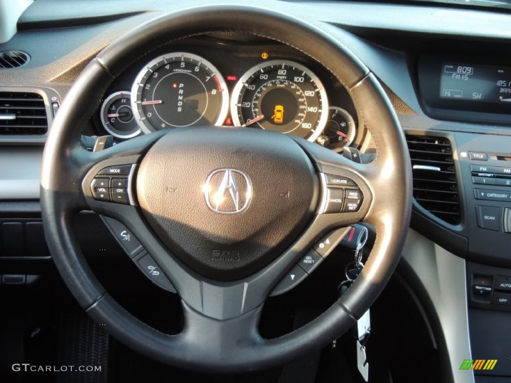 2010 TSX Sedan - Vortex Blue Pearl / Ebony photo #14