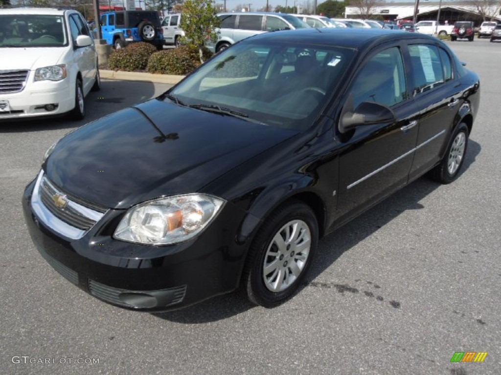 Black 2009 Chevrolet Cobalt LT Sedan Exterior Photo #77323959