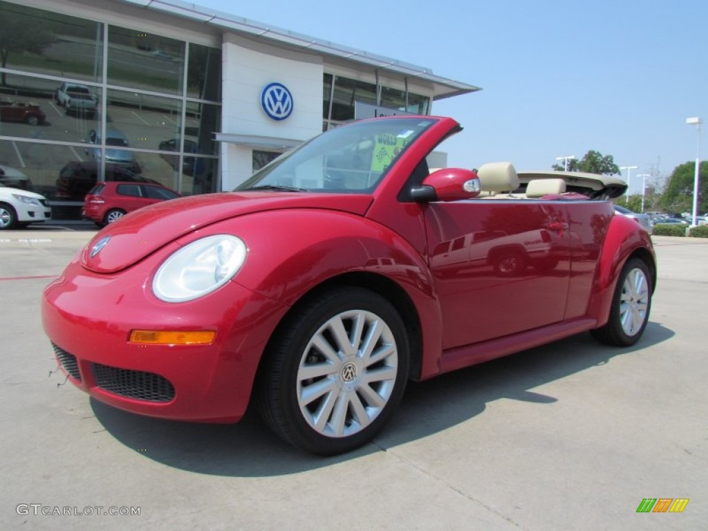 Salsa Red 2008 Volkswagen New Beetle SE Convertible Exterior Photo #77324033
