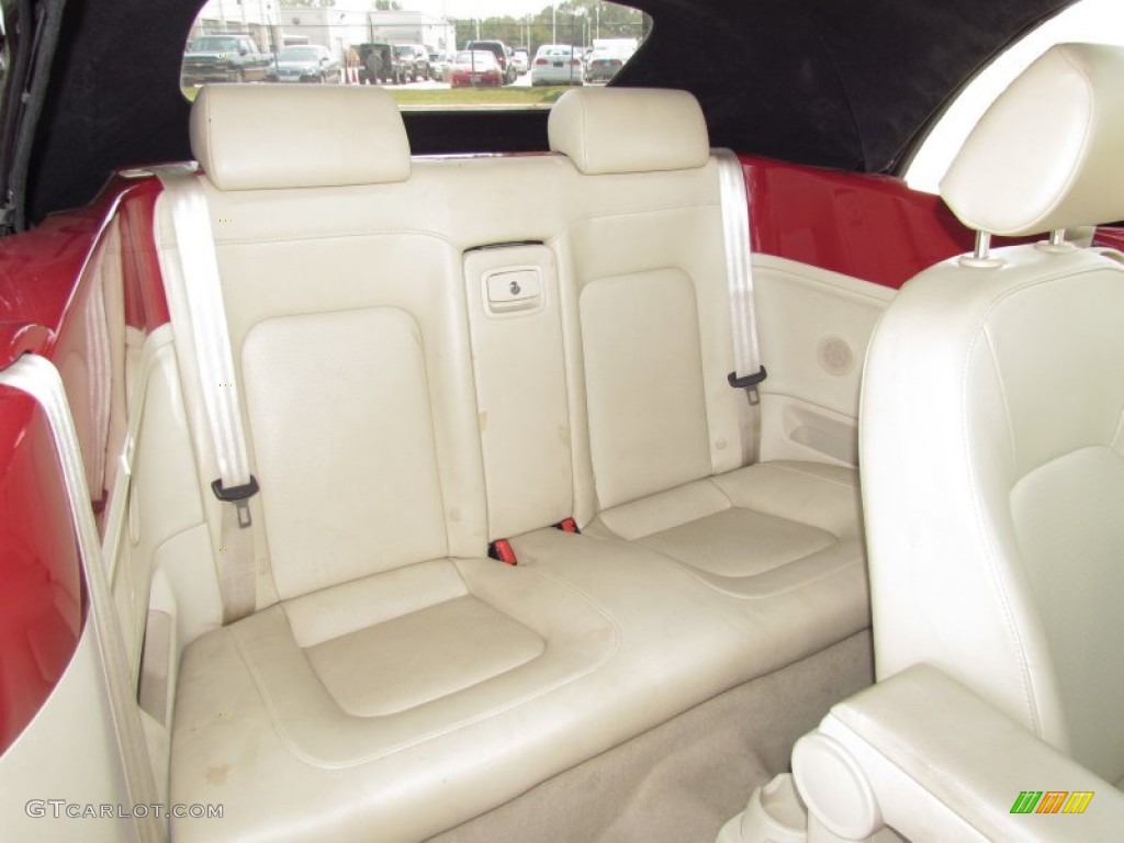 2008 Volkswagen New Beetle SE Convertible Rear Seat Photo #77324196