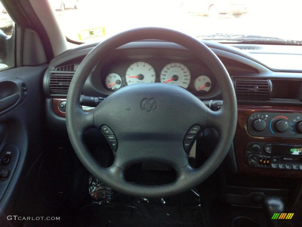 2001 Stratus SE Sedan - Ice Silver Pearl / Dark Slate Gray photo #22