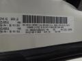 PW1: Stone White 2009 Chrysler Town & Country Touring Color Code