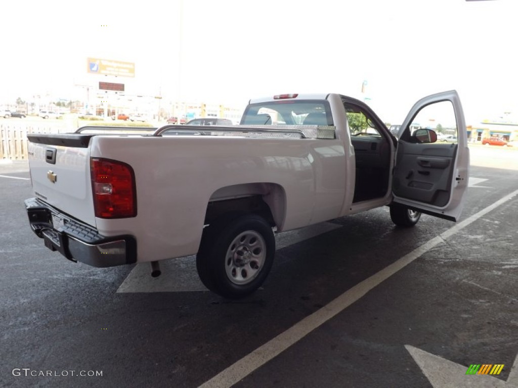 2008 Silverado 1500 Work Truck Regular Cab - Summit White / Dark Titanium photo #9