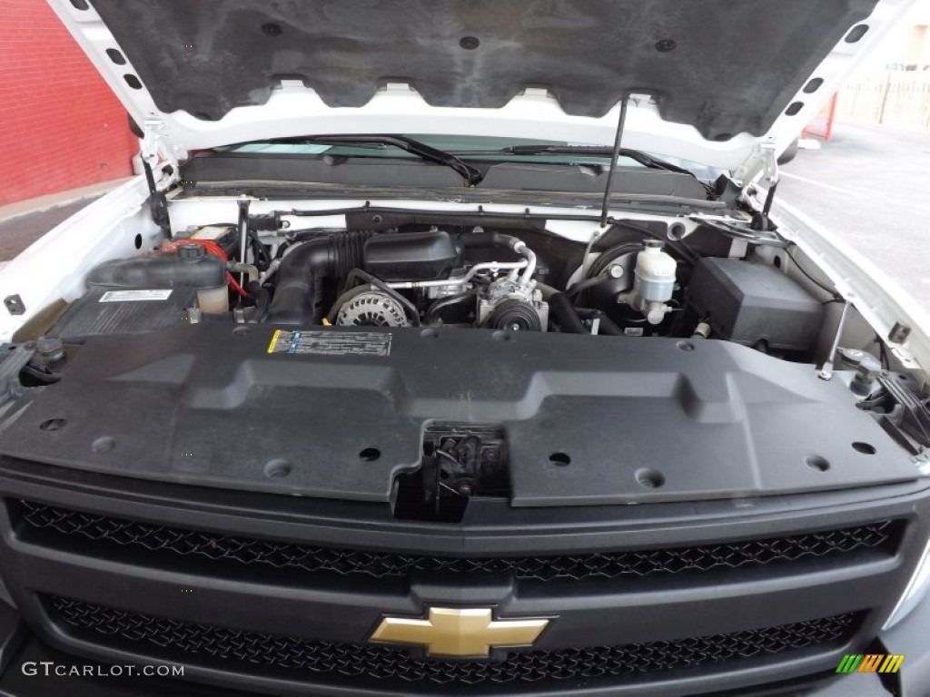 2008 Silverado 1500 Work Truck Regular Cab - Summit White / Dark Titanium photo #11