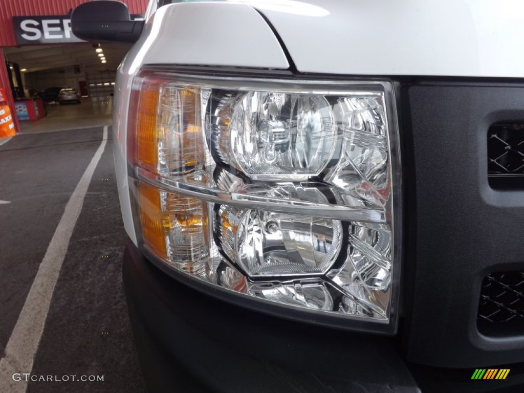 2008 Silverado 1500 Work Truck Regular Cab - Summit White / Dark Titanium photo #12