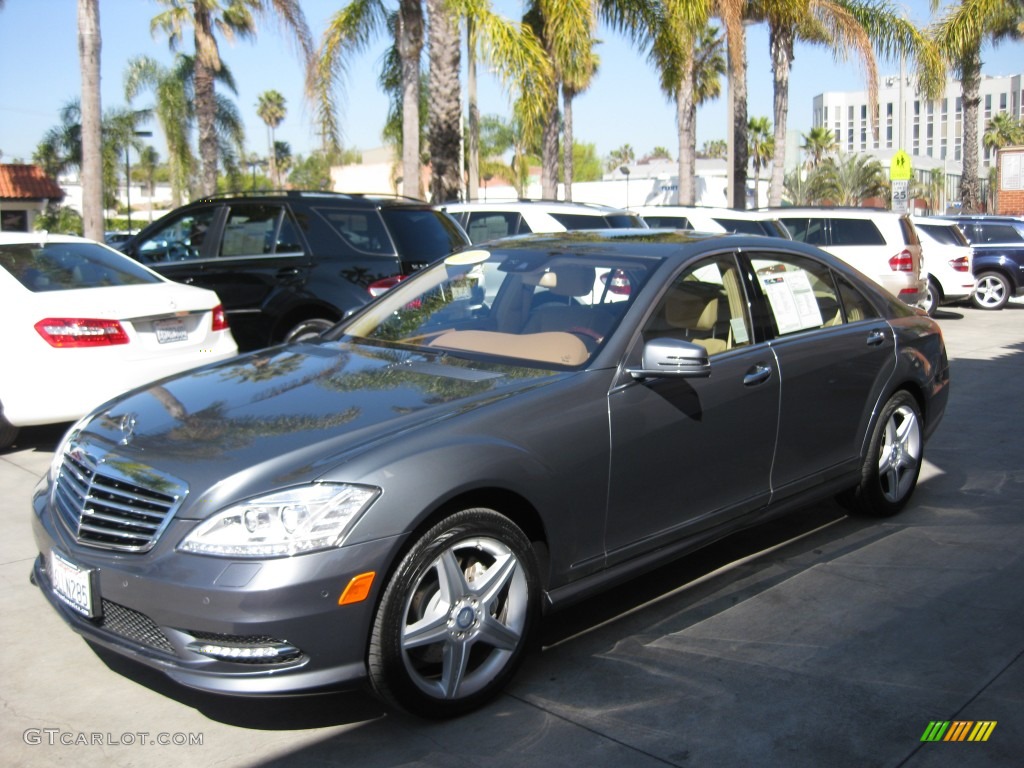 Flint Grey Metallic 2010 Mercedes-Benz S 550 Sedan Exterior Photo #77326188
