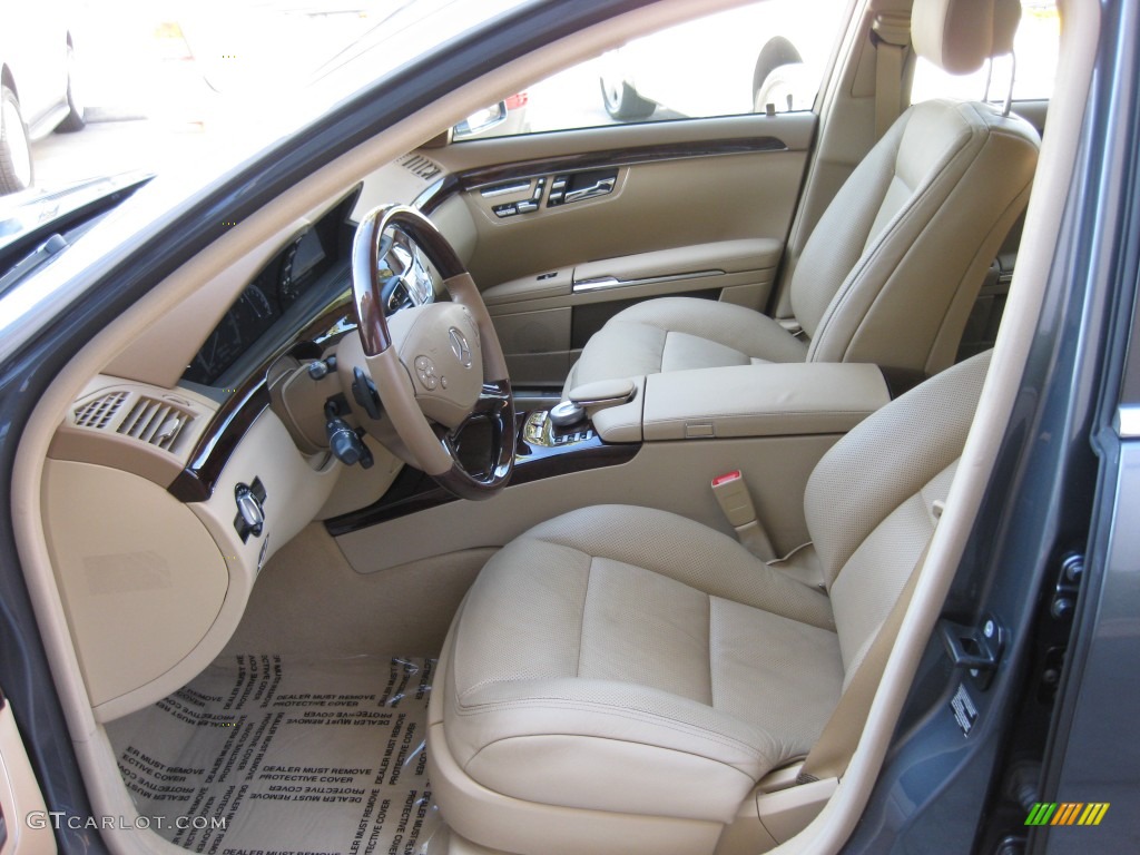 Cashmere/Savanna Interior 2010 Mercedes-Benz S 550 Sedan Photo #77327056