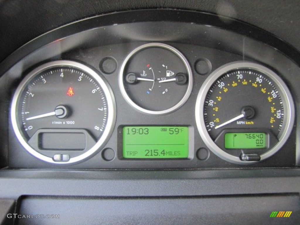 2008 Land Rover Range Rover Sport HSE Gauges Photo #77327538