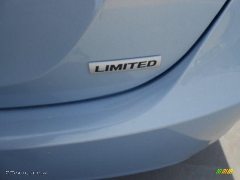 2013 Elantra Limited - Blue Sky Metallic / Beige photo #7