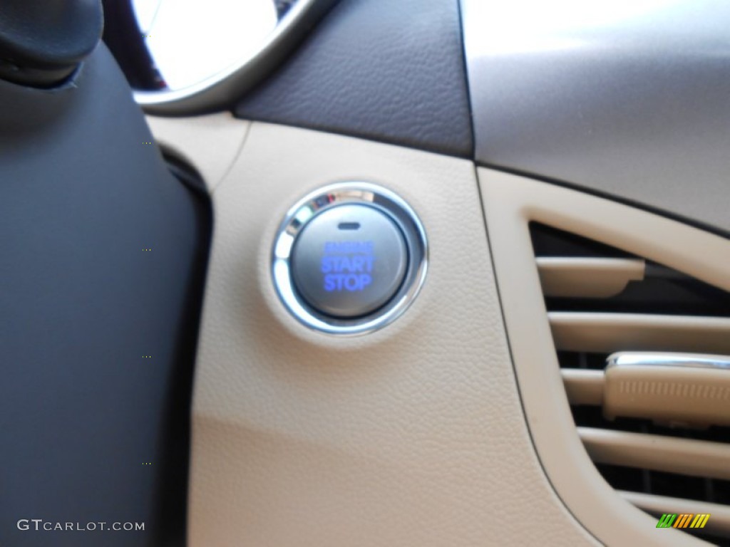 2013 Elantra Limited - Blue Sky Metallic / Beige photo #32