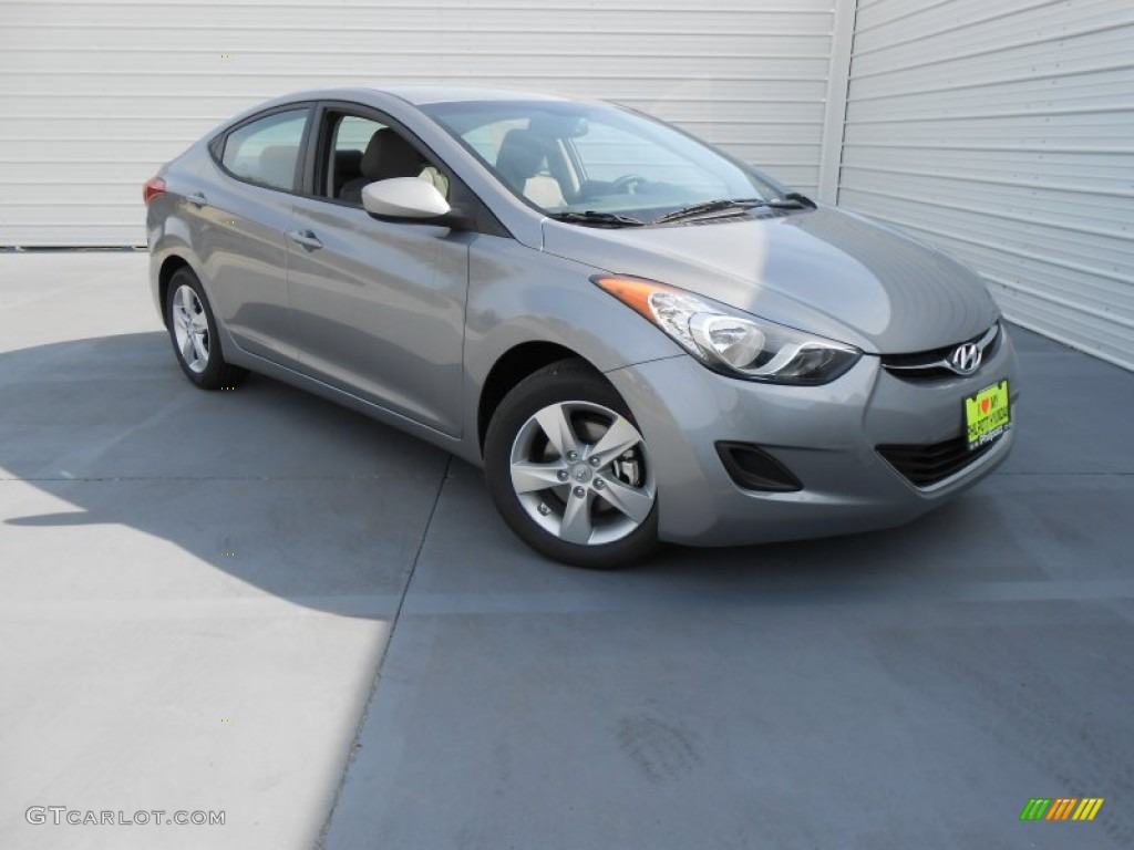 2013 Elantra GLS - Titanium Gray Metallic / Gray photo #1