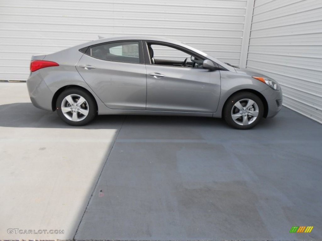 2013 Elantra GLS - Titanium Gray Metallic / Gray photo #3