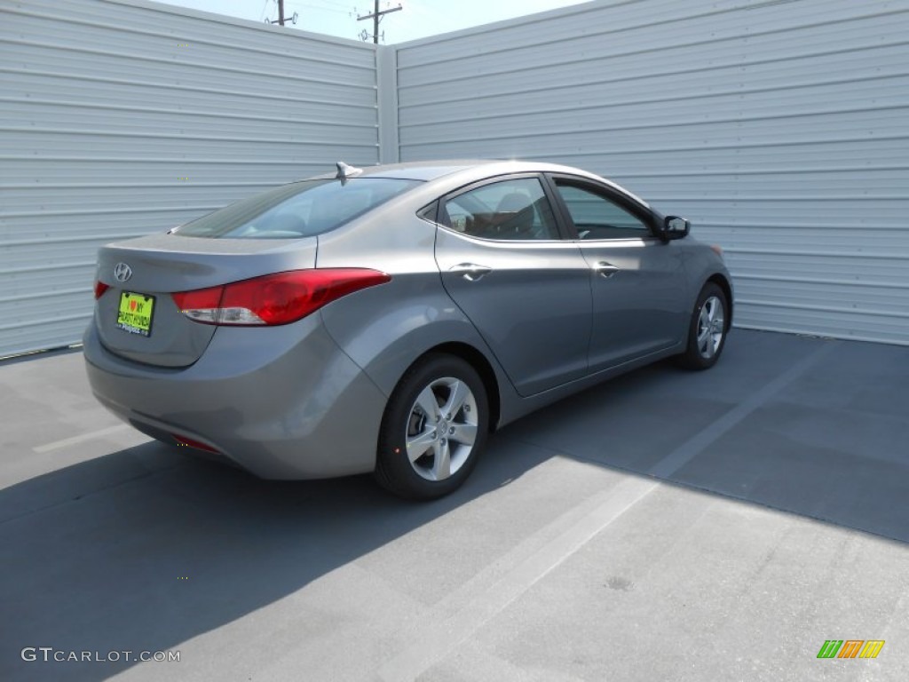 2013 Elantra GLS - Titanium Gray Metallic / Gray photo #4