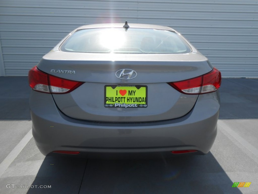 2013 Elantra GLS - Titanium Gray Metallic / Gray photo #5