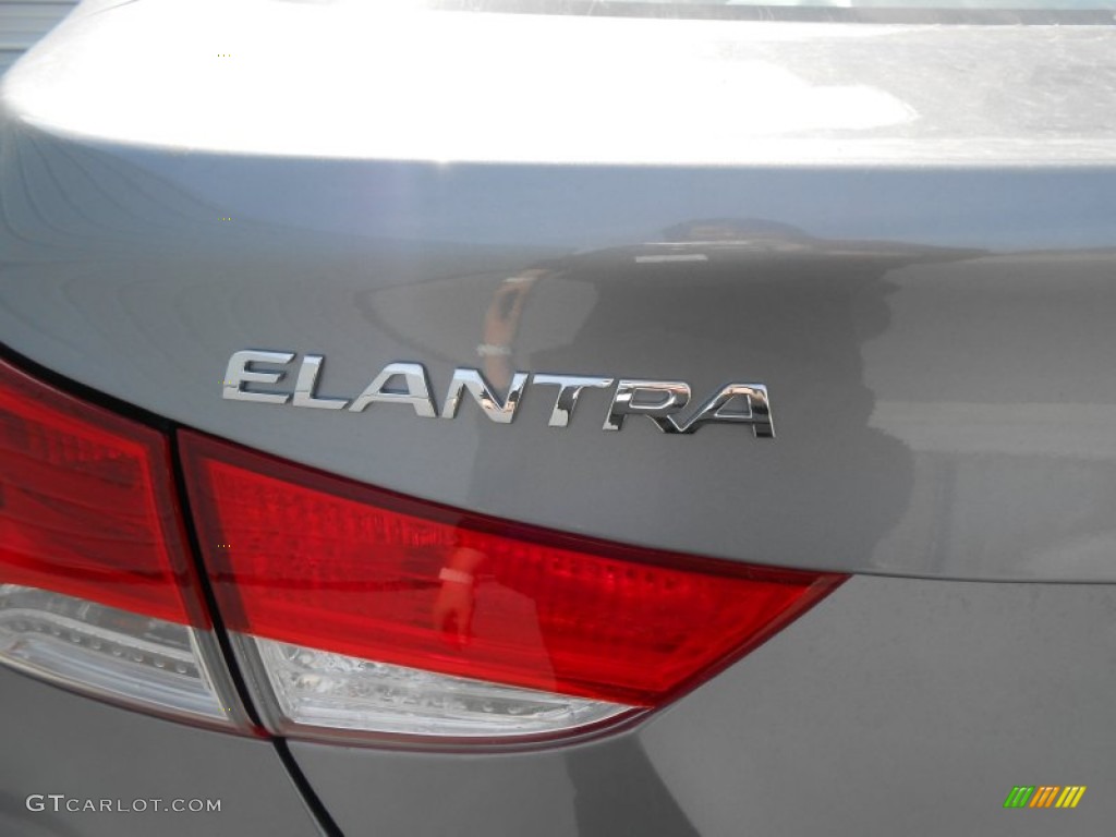 2013 Elantra GLS - Titanium Gray Metallic / Gray photo #6