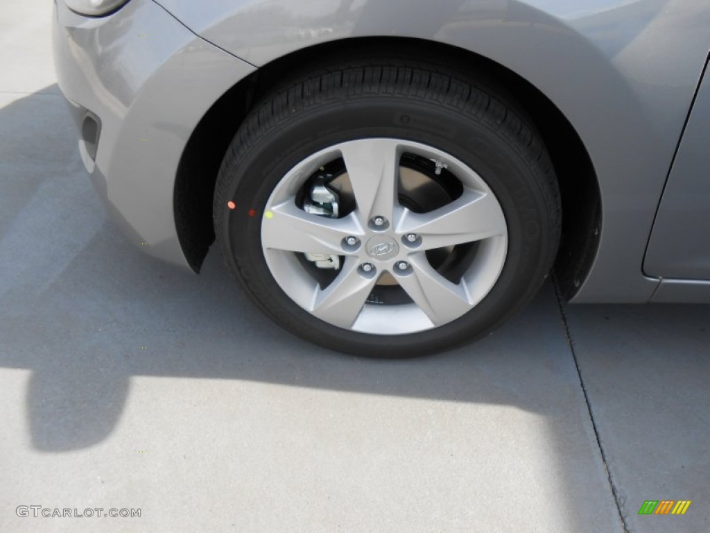 2013 Elantra GLS - Titanium Gray Metallic / Gray photo #12