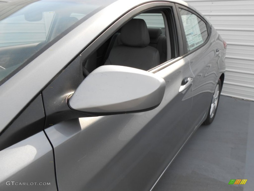 2013 Elantra GLS - Titanium Gray Metallic / Gray photo #13