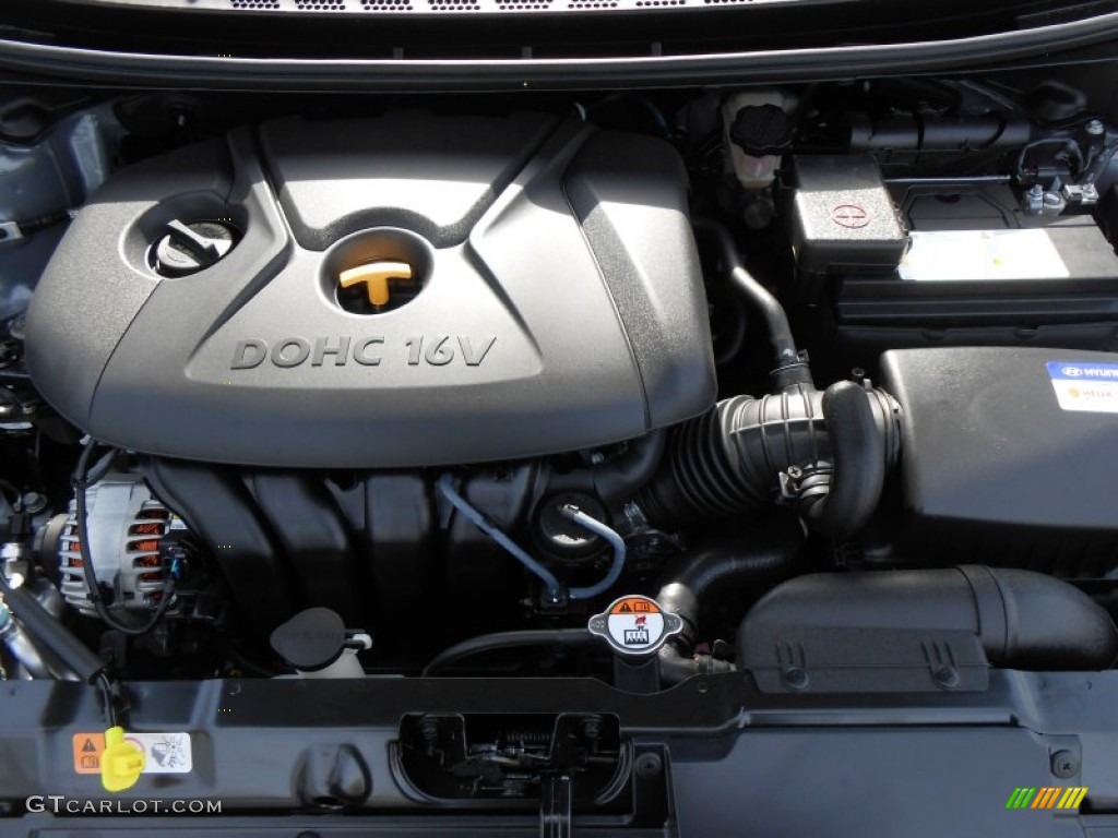 2013 Elantra GLS - Titanium Gray Metallic / Gray photo #16