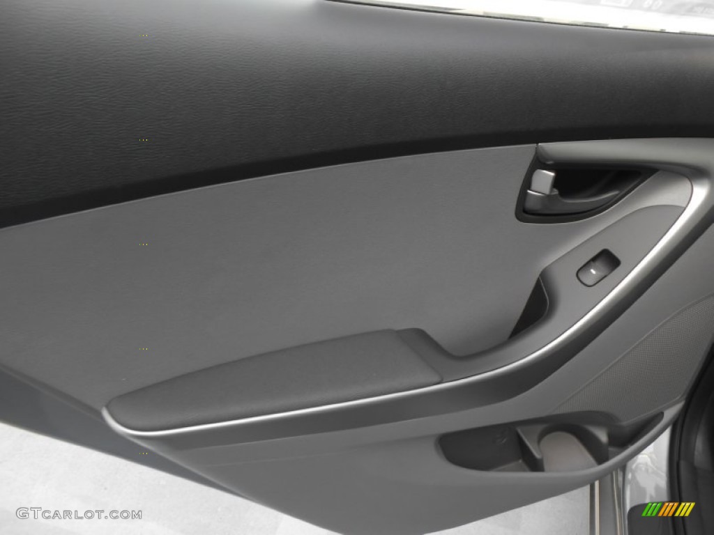 2013 Elantra GLS - Titanium Gray Metallic / Gray photo #18
