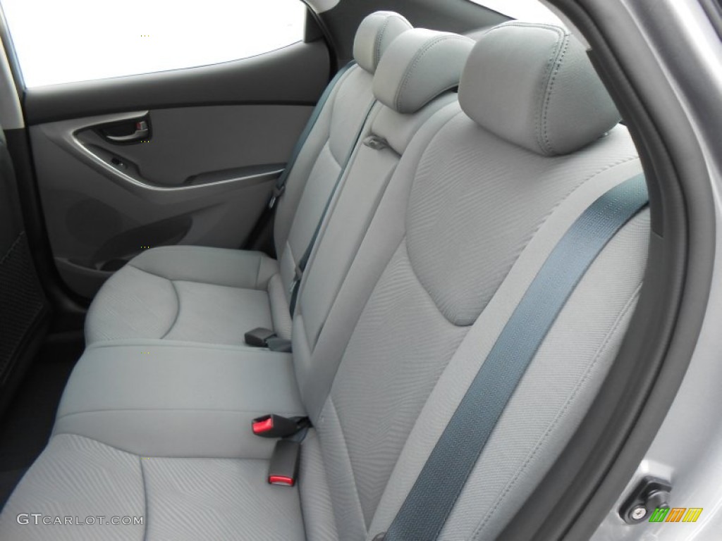 2013 Elantra GLS - Titanium Gray Metallic / Gray photo #19