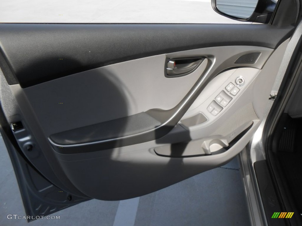 2013 Elantra GLS - Titanium Gray Metallic / Gray photo #20