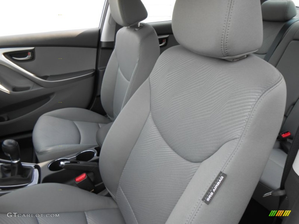 2013 Elantra GLS - Titanium Gray Metallic / Gray photo #22
