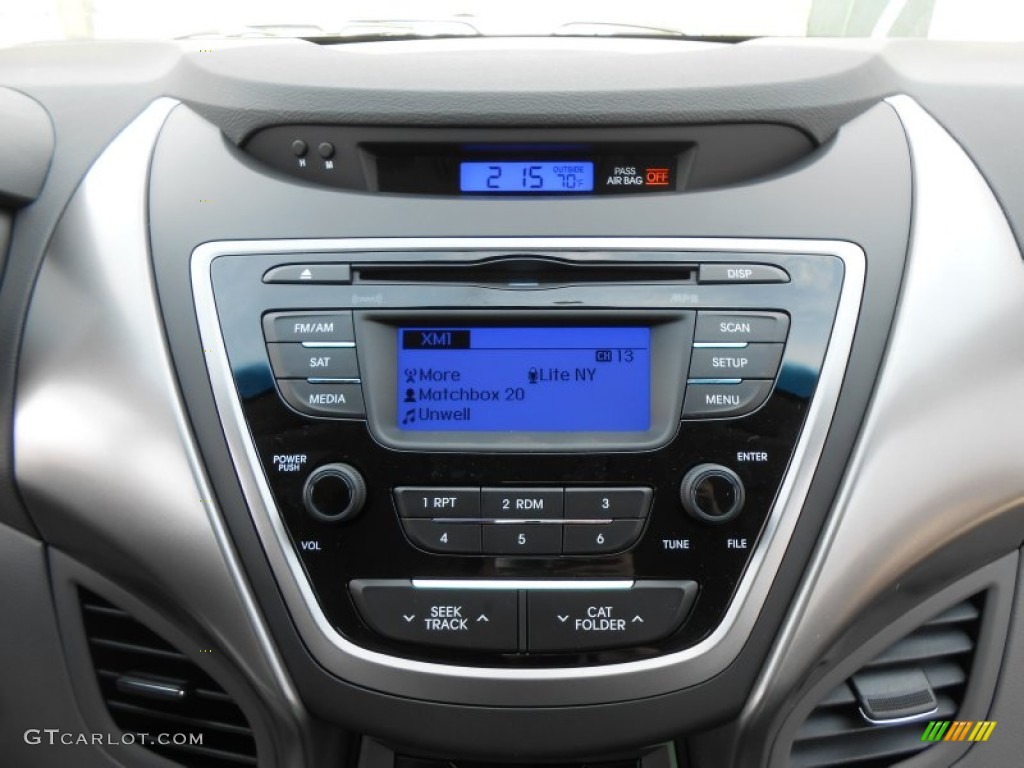 2013 Elantra GLS - Titanium Gray Metallic / Gray photo #26