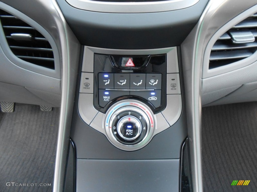 2013 Elantra GLS - Titanium Gray Metallic / Gray photo #27