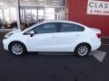 2013 Clear White Kia Rio EX Sedan  photo #6