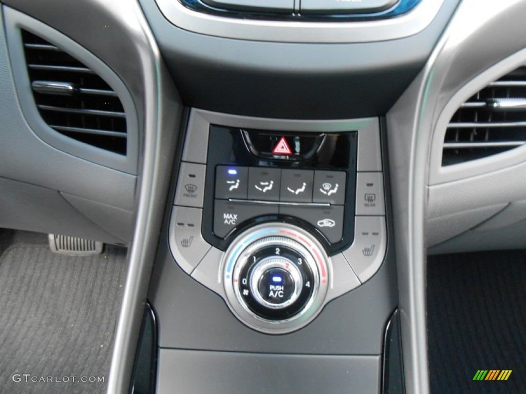 2013 Elantra GLS - Shimmering Air Silver / Gray photo #27