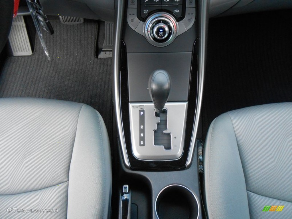 2013 Elantra GLS - Shimmering Air Silver / Gray photo #28