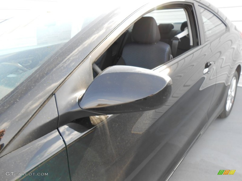 2013 Elantra Coupe GS - Black Noir Pearl / Blue photo #14