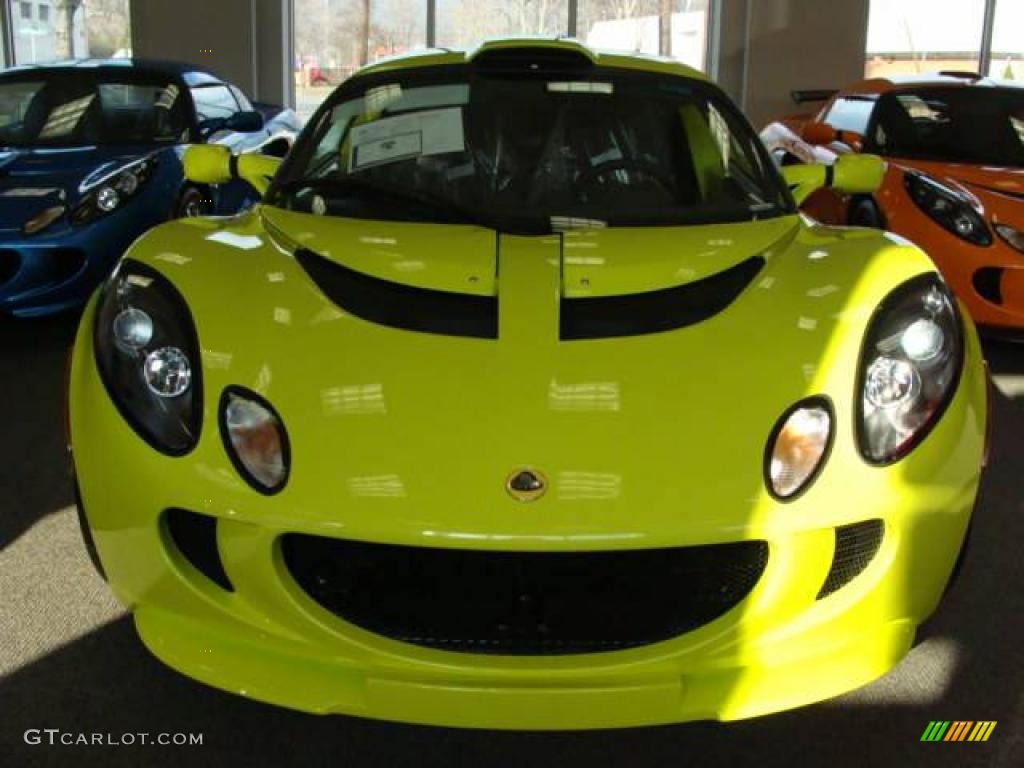 2008 Exige S - Isotope Green / Black photo #2