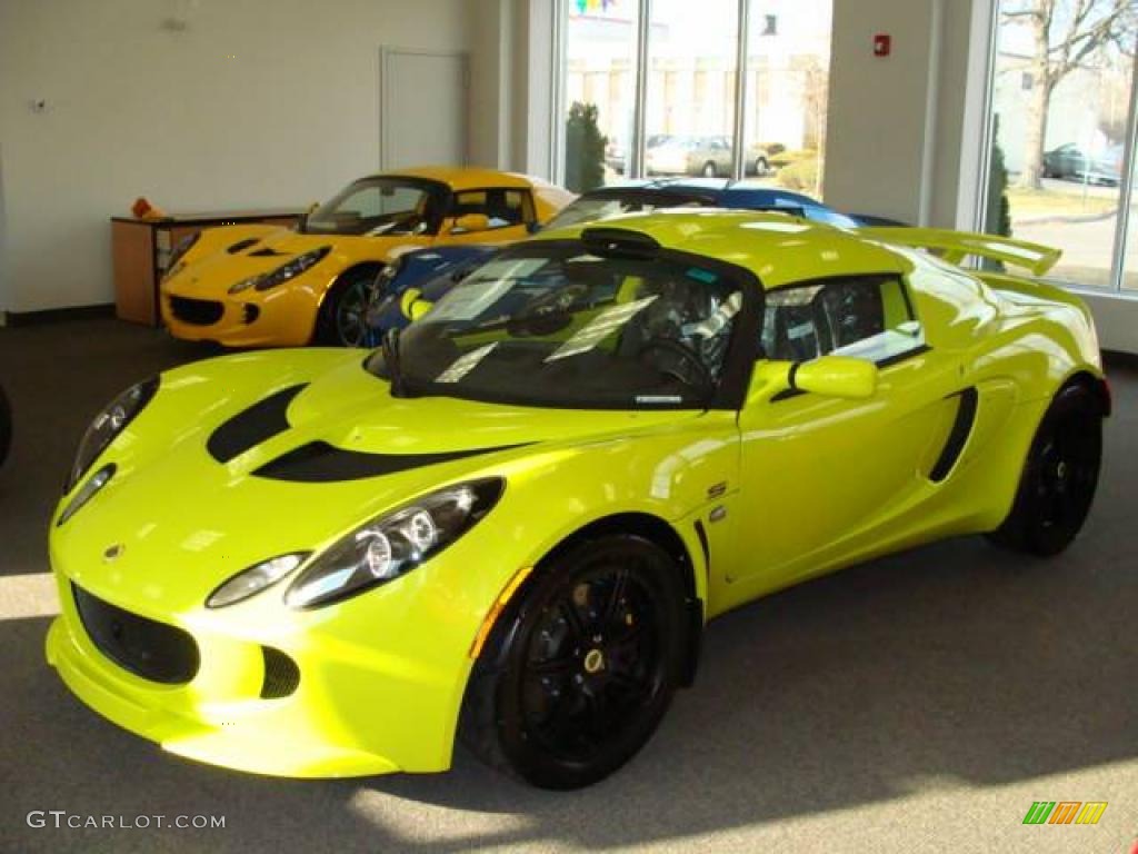 2008 Exige S - Isotope Green / Black photo #3