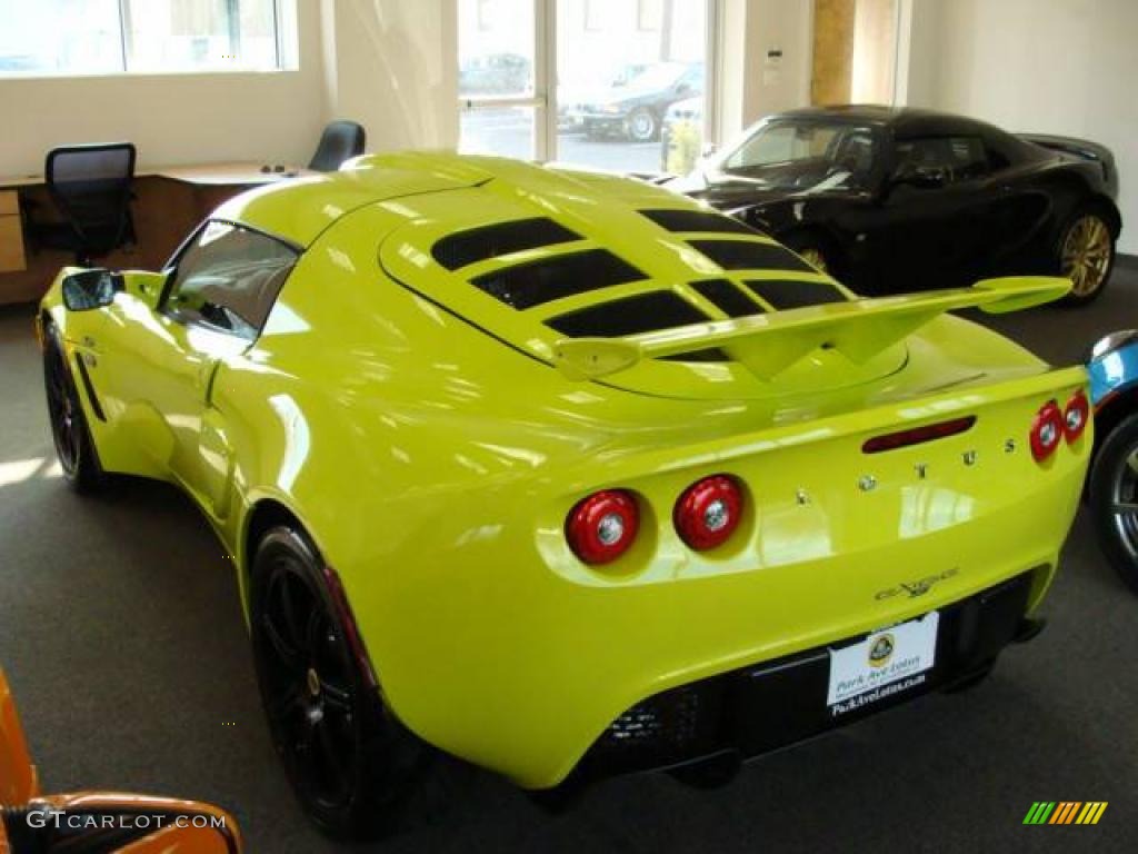 2008 Exige S - Isotope Green / Black photo #4