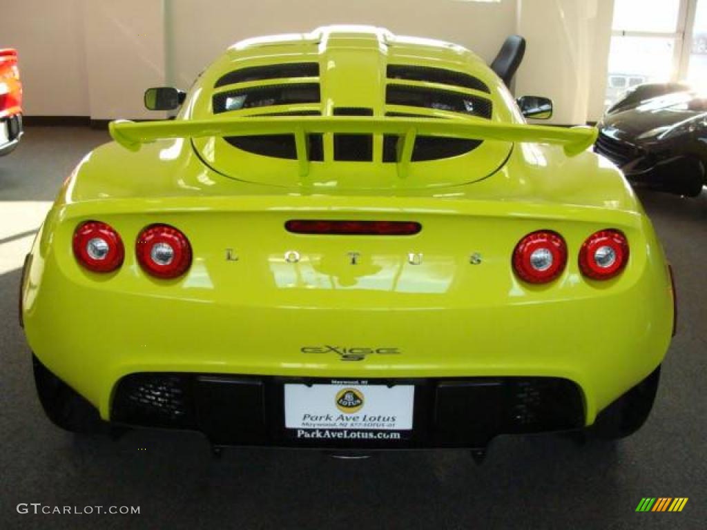 2008 Exige S - Isotope Green / Black photo #5