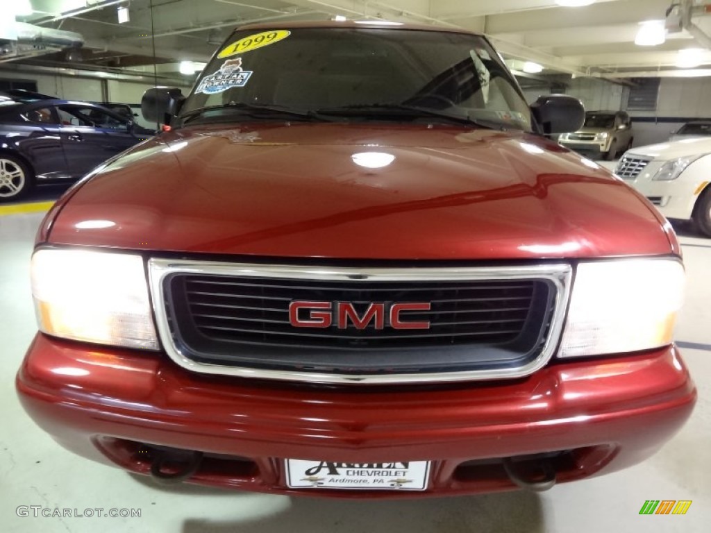 1999 Jimmy SLE 4x4 - Cherry Red Metallic / Graphite photo #3