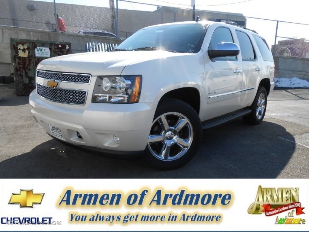 White Diamond Tricoat Chevrolet Tahoe